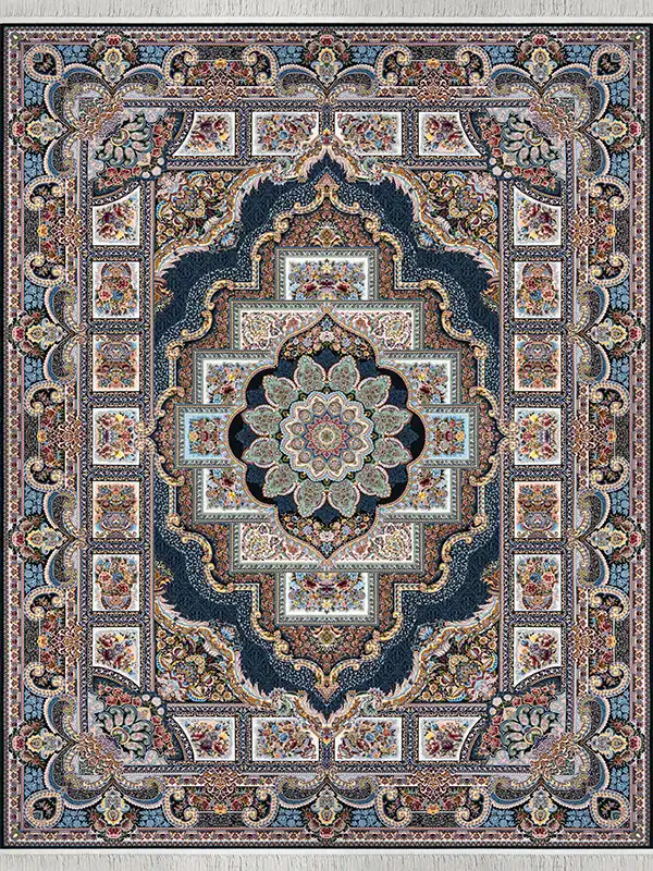 فرش 1200 شانه طرح حوض نقره فرش 1200 شانه طرح حوض نقره