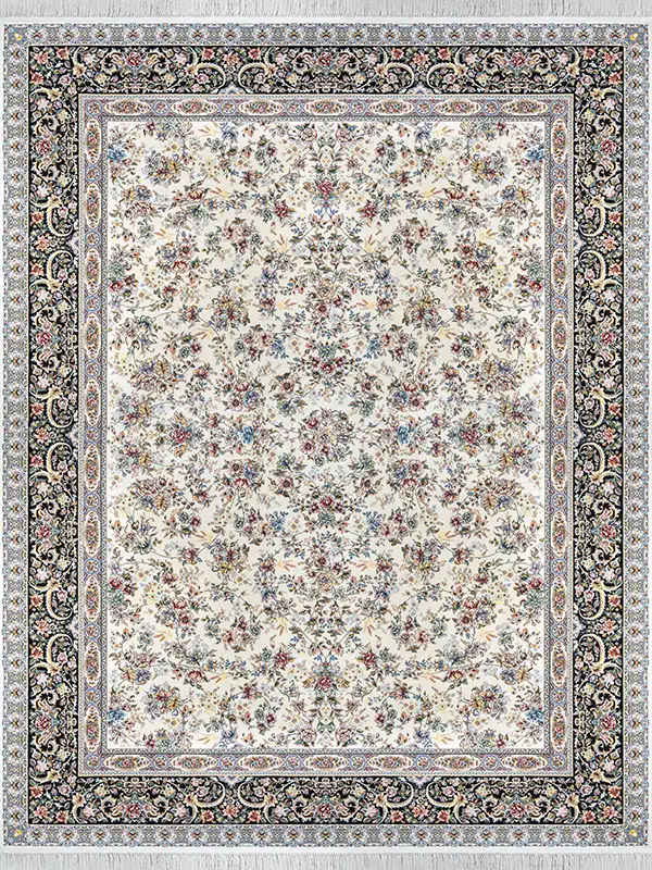 فرش 1200 شانه طرح گل افشان
