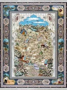 فرش 1200 شانه طرح شاهنامه