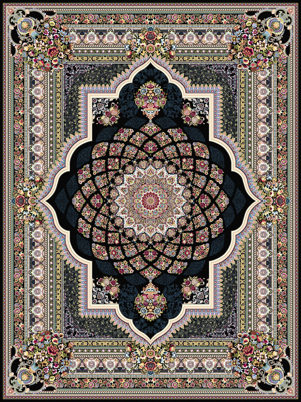 1200 Reed Luxary Persian Carpet Design