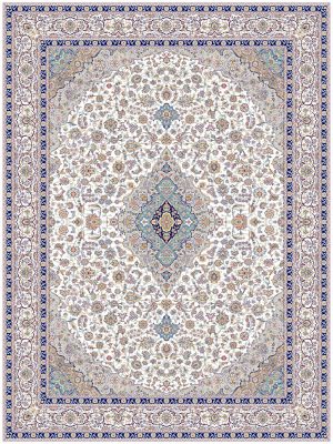700 Reed Kashan (Light) Persian Carpet Design