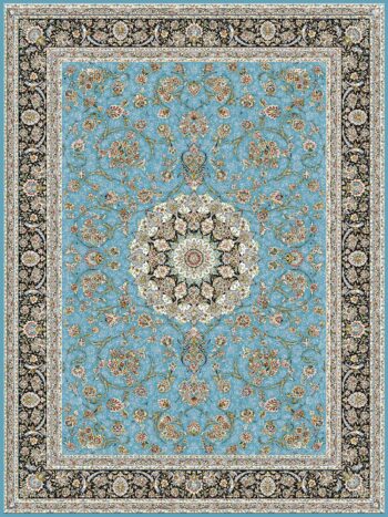 بهشت آبی حاشیه سرمه ای