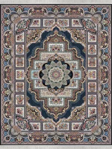 فرش 1200 شانه طرح حوض نقره