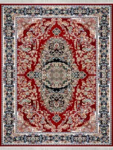 فرش 1200 شانه طرح روژین