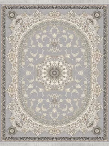 فرش 1200 شانه طرح ارغوان نقره ای