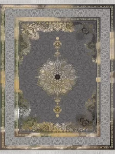 فرش مدرن 1200 شانه طرح نورا 01