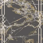 فرش مدرن 1200 شانه طرح نورا 04