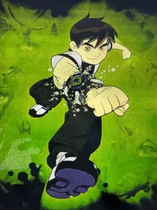 فرش ماشینی کودک طرح بن تن