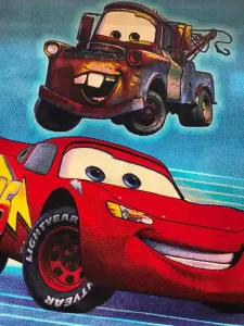 فرش کودک طرح ماشین مک کویین