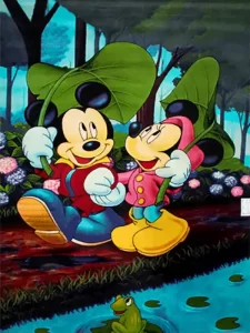 فرش کودک طرح میکی موس