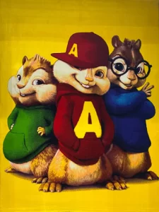 فرش کودک طرح الوین و سنجاب