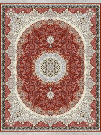 فرش 1200 شانه طرح ارغوان