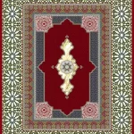 فرش 1200 شانه طرح رضوان
