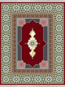 فرش 1200 شانه طرح رضوان