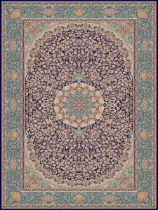 فرش 1500 شانه طرح مینو