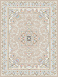 فرش 1200 شانه طرح دنیا