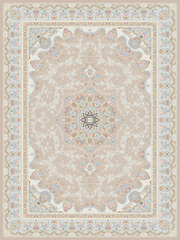 فرش 1200 شانه طرح دنیا