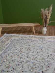 فرش 1500 شانه طرح رزلند ترمه ای