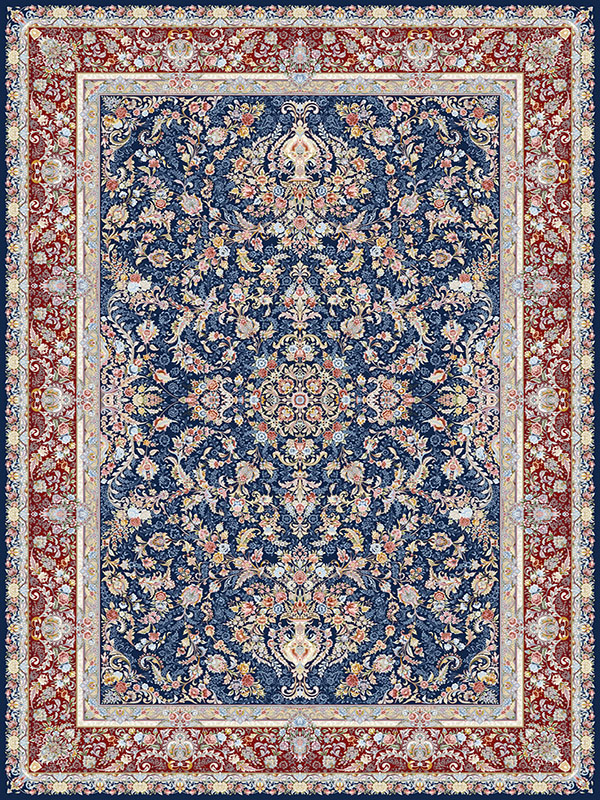 فرش 1500 شانه طرح گلباران