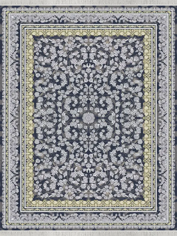 فرش 1200 شانه طرح جزمین نوک مدادی