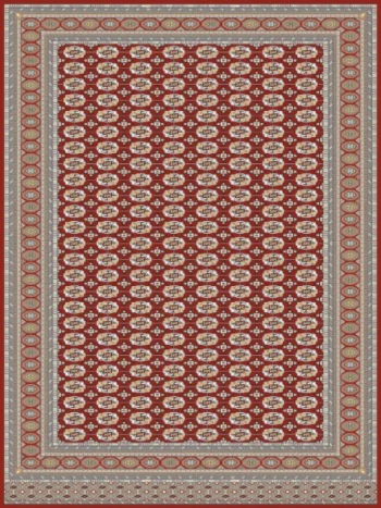 فرش 1200 شانه طرح مخمل ترکمن