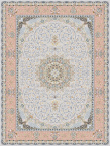 ویونا نقره ای حاشیه صورتی