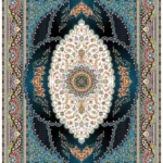 فرش 1200 شانه طرح رنگین کمان