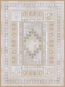 فرش 1500 شانه طرح مارگاریت