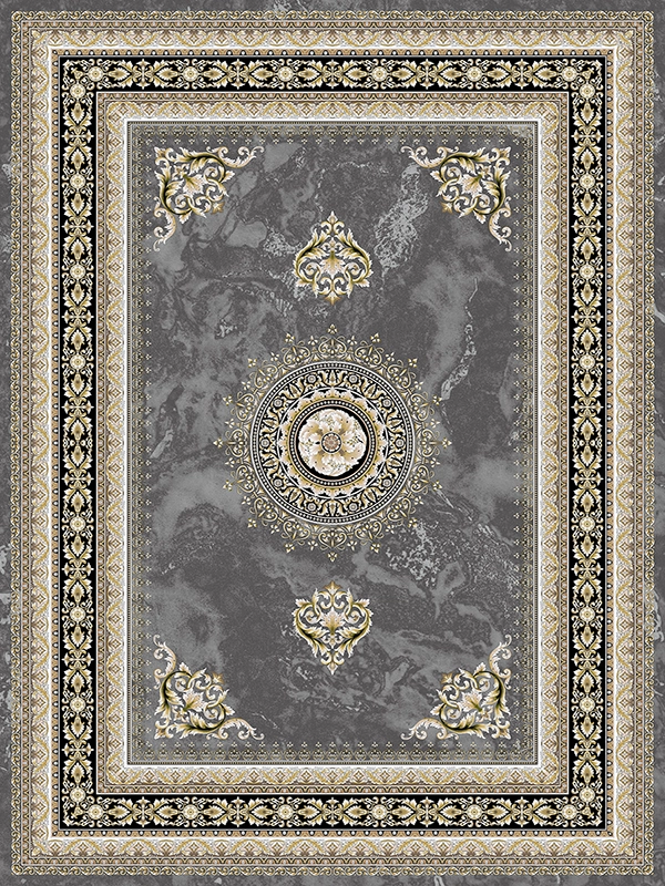 فرش مدرن 1200 شانه طرح نورا 26