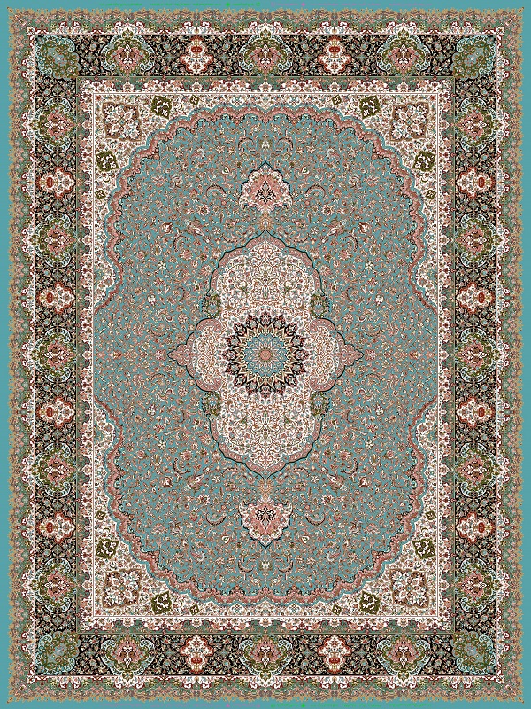 شاه عباسی آبی