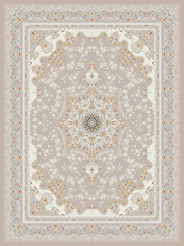 فرش 1200 شانه طرح دنیا
